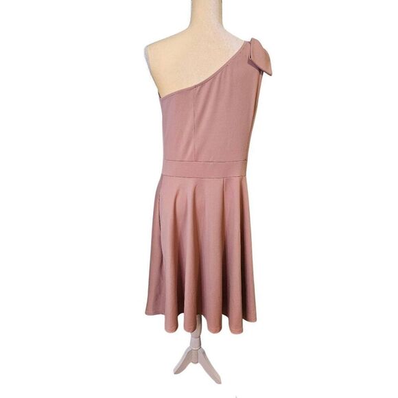 Jasambac mauve one shoulder midi dress. Size XL. - Picture 3 of 6